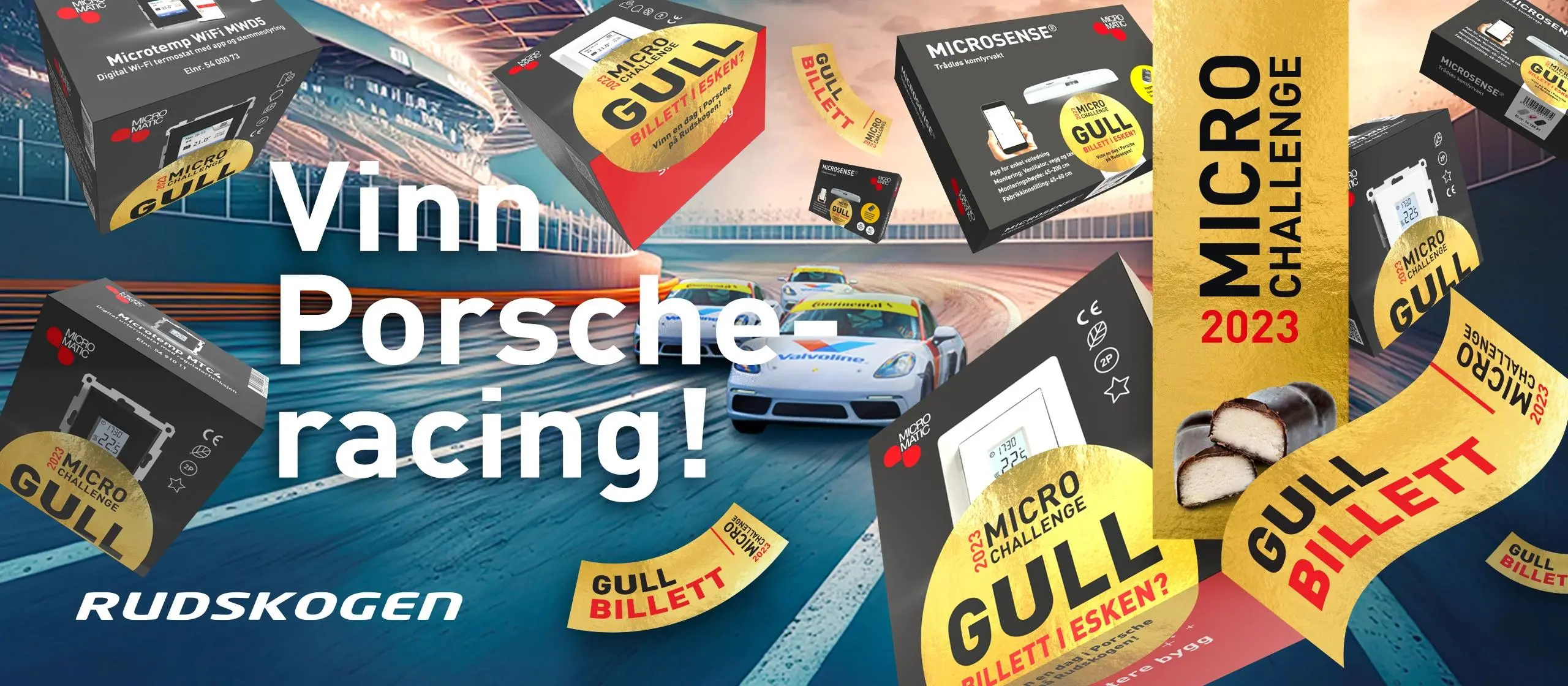MicroChallenge – Vinn Porsche-racing på Rudskogen! (Konkurransen er nå over) 